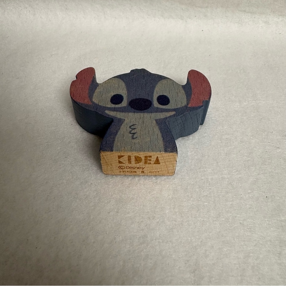 STITCH KIDEA Japan Small Wooden Figure Toy - Picture 5 of 9
